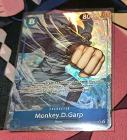 One Piece Money D Garp Alt Art OP 12 Legacy of The Masters English. - Image 1