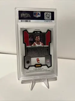 2024 Panini Prizm Draft Picks Bronny James JR Red Ice Psa 9 - Image 4