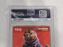 2020 Panini Fortnite Series 2 Hothouse #P6 Cracked Ice Promo PSA 10 Gem Mint - Image 3