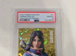 2020 Panini Fortnite Series 2 Daring Dualist #P2 Cracked Ice Promo PSA 10 Gem MT - Image 4