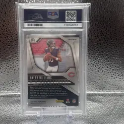 2024 Panini Prizm Football Caleb Williams #301 Silver Prizm RC PSA 10 - Image 2