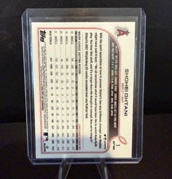 2022 Topps Chrome Logofractor Edition Shohei Ohtani #1 - Image 2