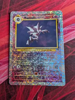 Pokemon TCG 2002 Haunter Reverse Holo Card 46/110 Legendary Collection LP - Image 1