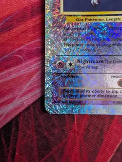 Pokemon TCG 2002 Haunter Reverse Holo Card 46/110 Legendary Collection LP - Image 2