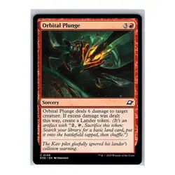 4X Orbital Plunge #149 Regular Common Sorcery MTG 2025 Edge of Eternities 4X - Image 1