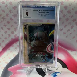 Darkrai & Cresselia Top Bottom PAIR Pokemon HG&SS Triumphant SEQUENTIAL CGC 9 - Image 3