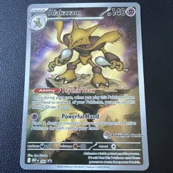 Pokemon TCG Pokemon Alakazam Alakazam Pokemon Center Exclusive Promo Holo NM - Image 1