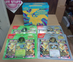 POKEMON ASCENDED ETB ELITE TRAINER + (4) 2-PACK BLISTER PACKS - Image 1