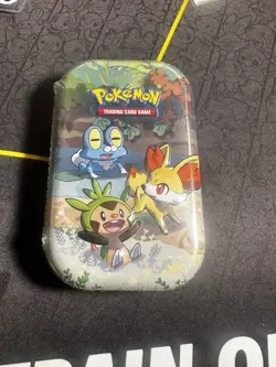 Pokemon TCG Celebrations Mini Tin KALOS STARTERS Factory Sealed New - Image 1
