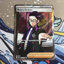 Pokemon TCG Boss's Orders 256/217 Ascended Heroes Full Art Illustration Rare NM - Image 1