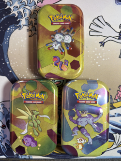 3X Pokemon TCG Scarlet and Violet 151 Mini Tins - New and Sealed - Image 1