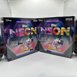 2026 Topps Disney Neon Factory Sealed Mega Box Lot of 2 - IN HAND!! - Image 1
