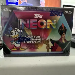 2026 Topps Disney Neon Factory Sealed Mega Box Lot of 2 - IN HAND!! - Image 2