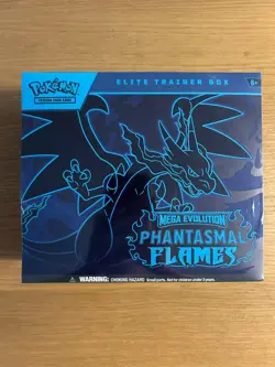 Pokemon Mega Evolution Phantasmal Flames Elite Trainer Box (ETB) Sealed/New - Image 1