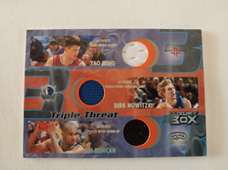 2004-05 Luxury Box Triple Threat Yao Ming/ Duncan/Nowitzki Jersey 5/450! HoT! - Image 1