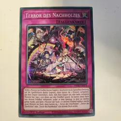 Yu-Gi-Oh! Terror des Nachholzes PHNI-DE079 Super Rare Near Mint 1. Auflage DE. - Image 1