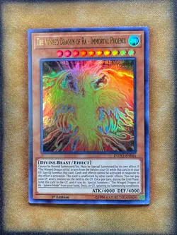 Yugioh The Winged Dragon of Ra - Immortal Phoenix DUPO-EN046 Ultra Rare 1st NM - Image 1
