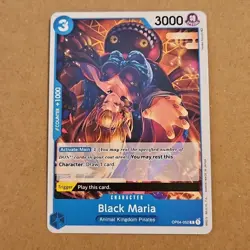 One Piece Black Maria (OP04-052/202) OP04 Kingdoms of Intrigue NM TCG CCG - Image 1