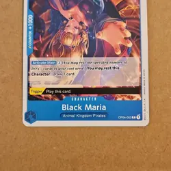 One Piece Black Maria (OP04-052/202) OP04 Kingdoms of Intrigue NM TCG CCG - Image 3