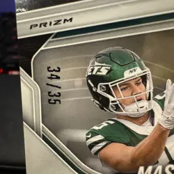 Mason Taylor RC 2024 Panini Prizm Blue Sparkle /35 New York Jets Rookie 🔥 SSP - Image 3