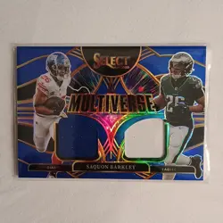 2024 Panini Select Multiverse Saquon Barkley Giants Eagles Prizm - Image 1