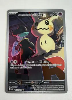 Pokemon TCG Team Rocket's Mimikyu Illustration Rare 238/217 Ascended Heroes EN - Image 1