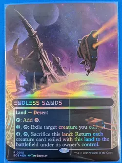 Endless Sands - 15 - MTG: Edge of Eternities: Stellar Sights - Borderless - FOIL - Image 1