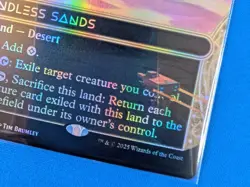 Endless Sands - 15 - MTG: Edge of Eternities: Stellar Sights - Borderless - FOIL - Image 4