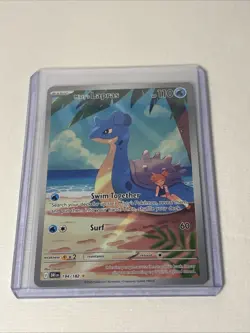 Pokemon TCG Destined Rivals Misty's Lapras Card 194/182 Mint Condition 2025 - Image 1