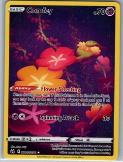 Comfey GG14/GG70 Crown Zenith: Galarian Gallery - Pokemon Card - NM - Image 1