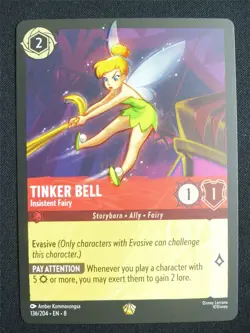 Tinker Bell 136/204 - Lorcana Card #14F - Image 1