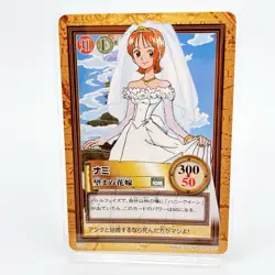 One Piece Nami Wedding Bandai Card C337 Bandai Manga Anime 2001 Japan Vintage - Image 1