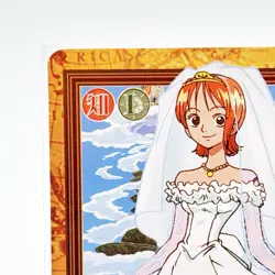 One Piece Nami Wedding Bandai Card C337 Bandai Manga Anime 2001 Japan Vintage - Image 2