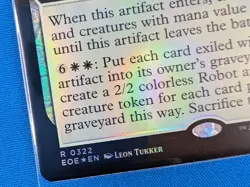 MTG Pinnacle Starcage #0322 Foil Extended Art Rare Edge of Eternities (EOE) - Image 5