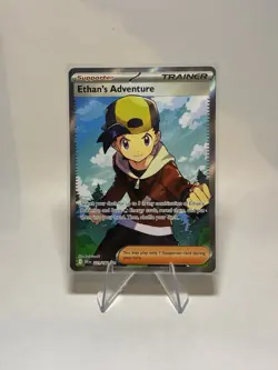 Ethans Adventure 221/182 Destined Rivals Full Art Trainer Card NM/M - Image 1