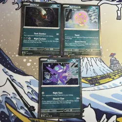 Pokemon Darkrai/Sableye/Spiritomb - Cosmos Holo Promo Card USA Exclusive - Image 1