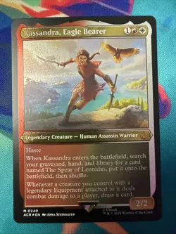 Kassandra, Eagle Bearer (Foil Etched) Universes Beyond: Assassin's Creed Foil - Image 1