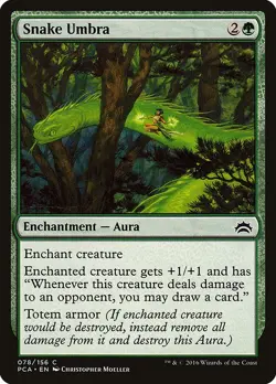 [MTG] Snake Umbra (078) (PCA) NM - Image 1