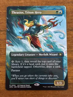 Thrasios, Triton Hero - Special Guests - MTG - 0016 - Image 1