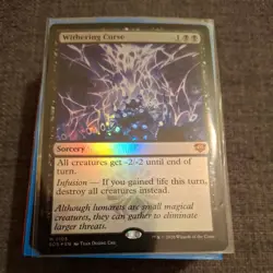 Withering Curse (Foil) Mythic MTG Secrets of Strixhaven - Image 1