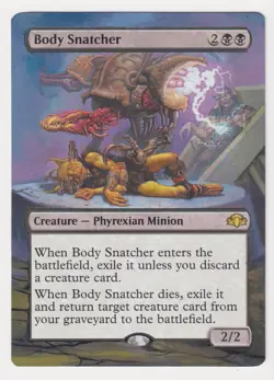 Altered Body Snatcher LP 2023 MTG Magic Hand Painted Unique Custom Extended Art! - Image 1
