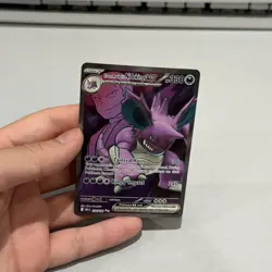 Pokemon TCG Team Rockets Nidoking EX 216/182 Destined Rivals - Image 4