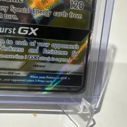 Pokemon TCG Noivern GX Full Art Holo Card Burning Shadows 141/147 - Image 5