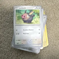 Pokemon TCG Scarlet & Violet Lechonk Card Lot 80 Regular Cards English - Image 1