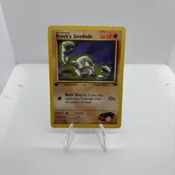 Brock's Geodude Common 1st Edition Gym Challenge 68/132 Pokemon Ken Sugimori - Image 1