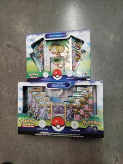 Pokemon Go Radiant Eevee Premium & Alolan Exeggutor V Collection Boxes Sealed 820650850523 - Image 1