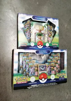 Pokemon Go Radiant Eevee Premium & Alolan Exeggutor V Collection Boxes Sealed 820650850523 - Image 2