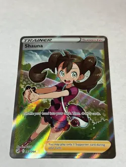 Shauna 263/264 Ultra Rare Fusion Strike Pokemon Near Mint - Image 1