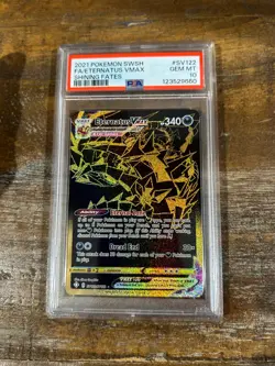 POKEMON 2021 Shining Fates Full Art ETERNATUS Vmax #SV122 PSA 10 Gem Mint RARE - Image 1
