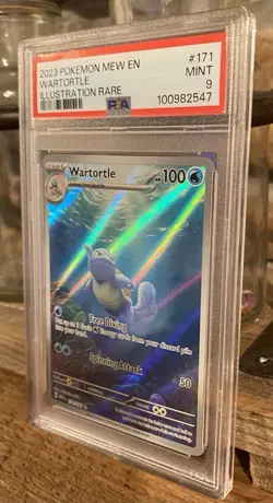 Pokemon TCG S&V 151 Wartortle Illustration Rare 2023 PSA 9 #171 REGRADE PSA 10 - Image 2